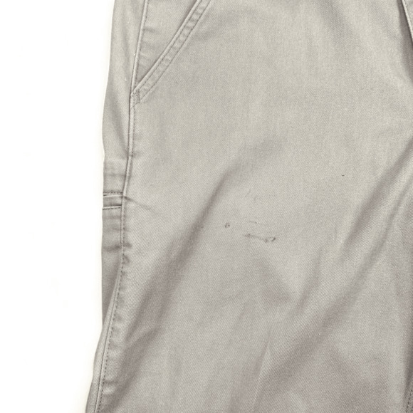 Carhartt Pants Mens 34x30 Khaki Brown Beige Tan Double Knee Workwear Loose Fit - Picture 9 of 11